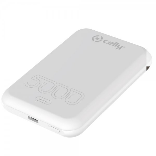 Celly Magnetisk Trådløs Powerbank 5000 mAh MagSafe