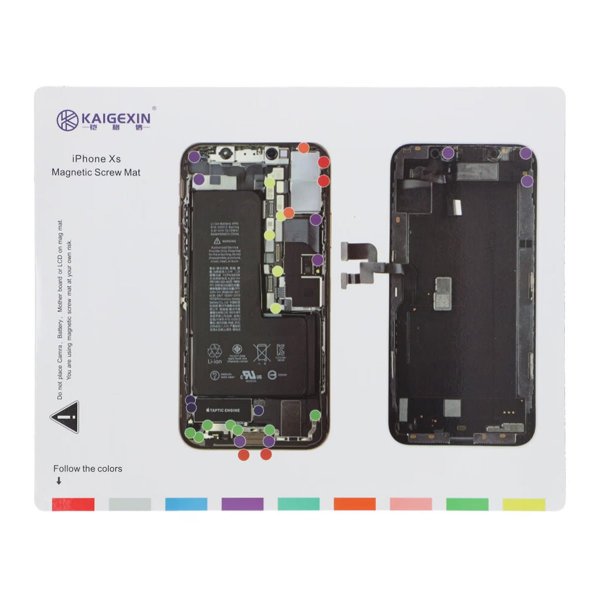Magnetisk skruemåtte til iPhone XS