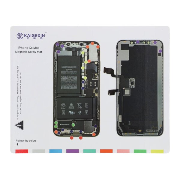 Magnetisk skruvmåtte til iPhone XS Max