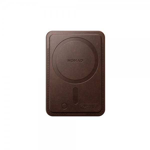 Nomad MagSafe Kortholder Læder Mag Wallet Find My Tracking Brun