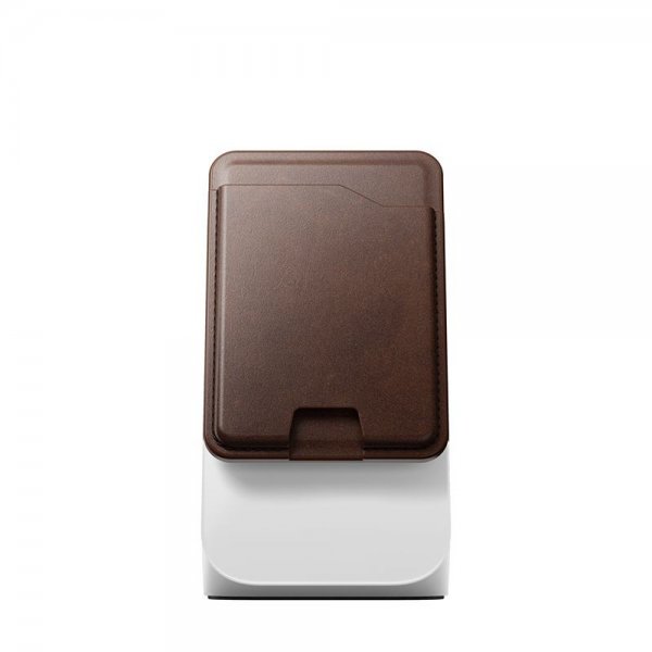 Nomad MagSafe Kortholder Læder Mag Wallet Find My Tracking Brun