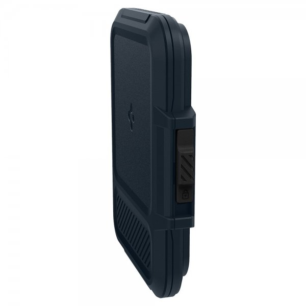 Spigen MagSafe Kortholder Lock Fit MagFit Metal Slate
