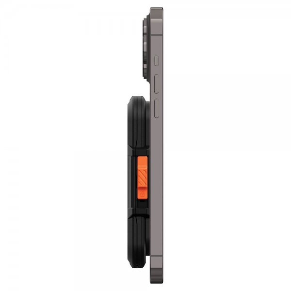 Spigen MagSafe Kortholder Lock Fit MagFit Sort