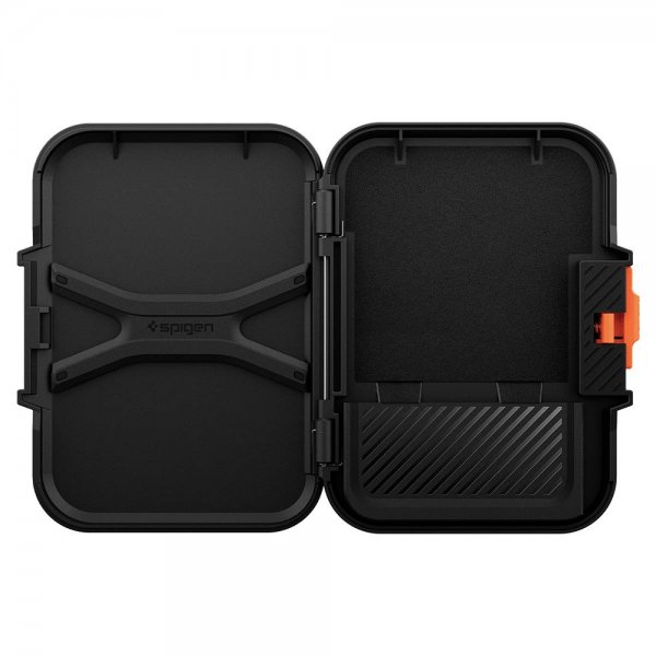 Spigen MagSafe Kortholder Lock Fit MagFit Sort