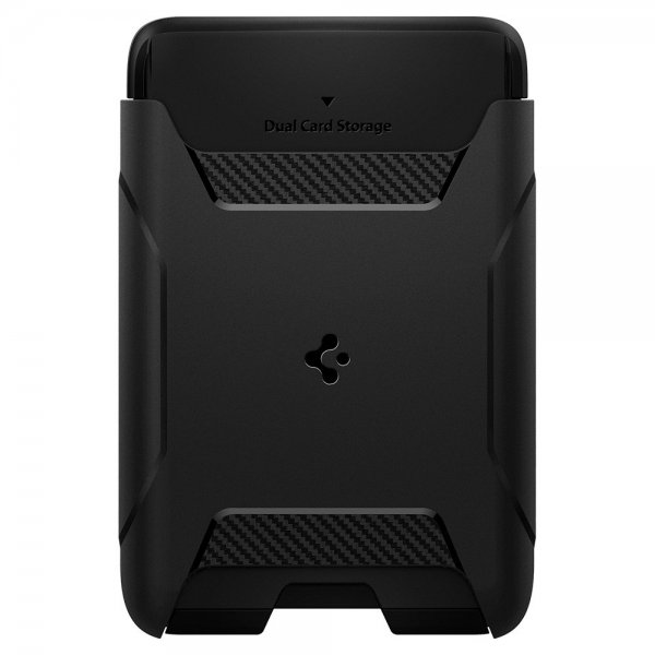 Spigen MagSafe Kortholder Rugged Armor 3 Cards MagFit Sort