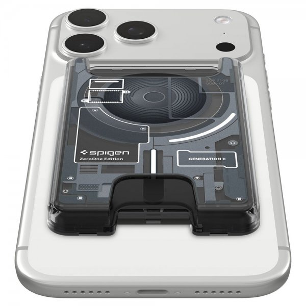 Spigen MagSafe Kortholder Ultra Hybrid Zero One MagFit Sort