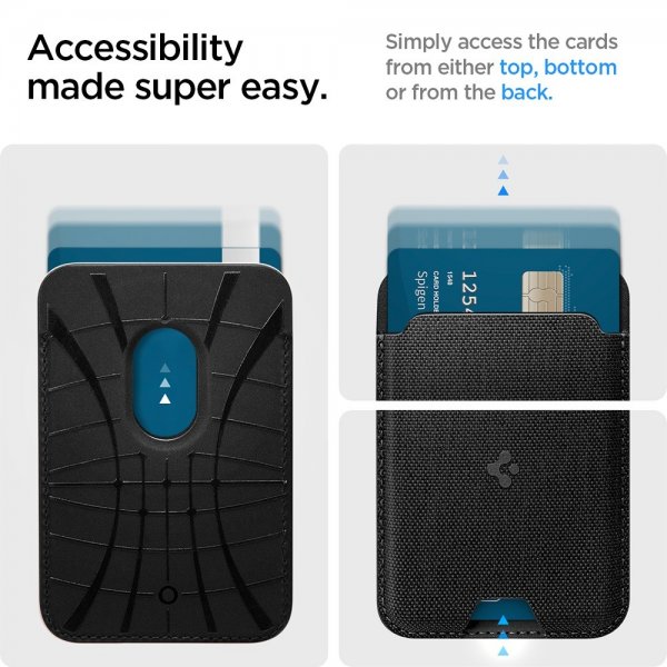 Spigen MagSafe Kortholder Urban Fit MagFit Sort