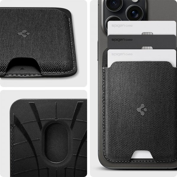 Spigen MagSafe Kortholder Urban Fit MagFit Sort