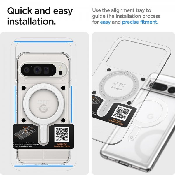 Spigen MagSafe Magnet Ring Plade Hvid