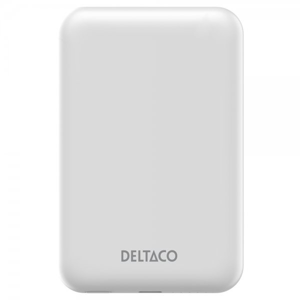 Deltaco MagSafe Powerbank 5000 mAh 20W Hvid