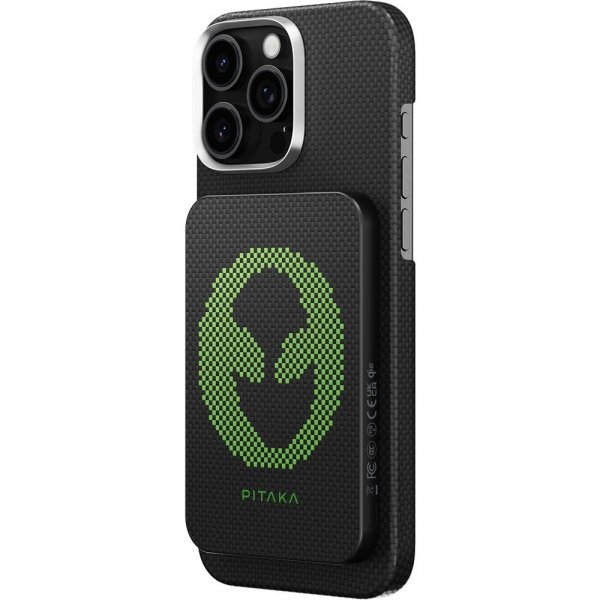 Pitaka MagSafe Powerbank Aramidfiber 5000 mAh Alien