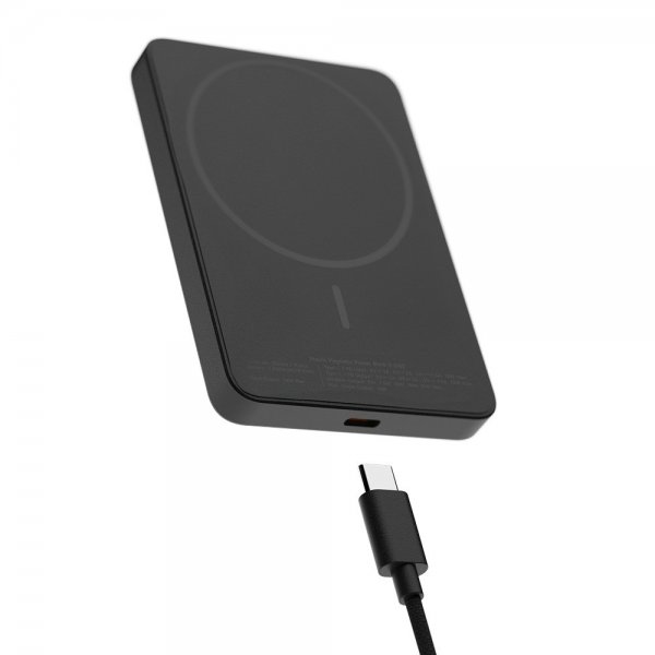 Xtorm MagSafe Powerbank Go2 Magnetisk 15W USB-C 5000mAh Sort