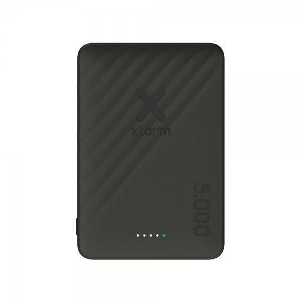 Xtorm MagSafe Powerbank Go2 Magnetisk 15W USB-C 5000mAh Sort