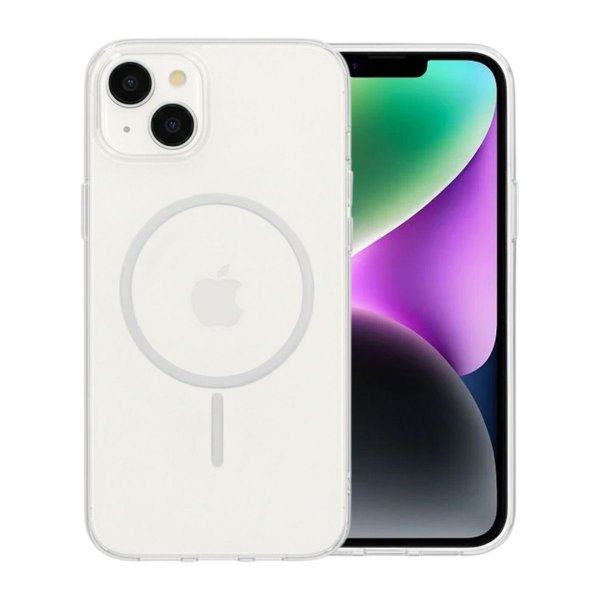 iPhone 13/iPhone 14 Cover TPU MagSafe Transparent