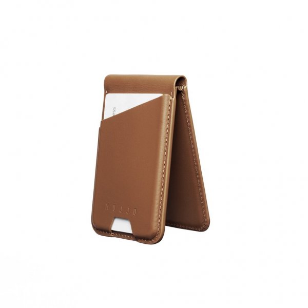 Mujjo Kortlomme MagSafe Wallet Stand Tan