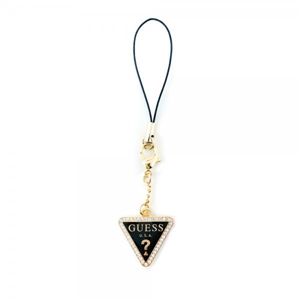 Guess Metal Charm Triangle Rhinsten Guld