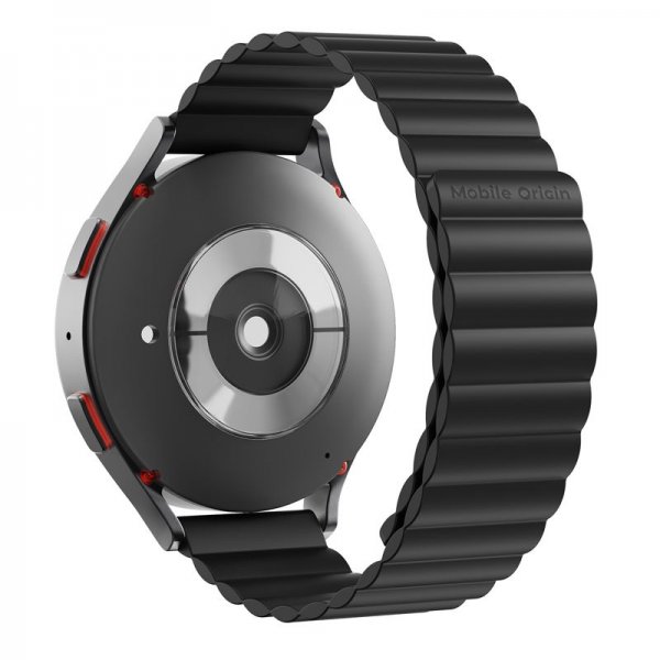 Mobile Origin Samsung Galaxy Watch 20mm Armbånd Easy Strap Sort