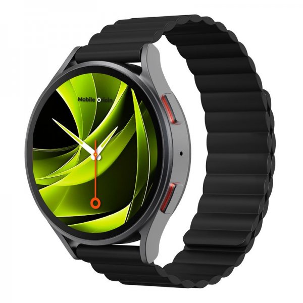 Mobile Origin Samsung Galaxy Watch 20mm Armbånd Easy Strap Sort
