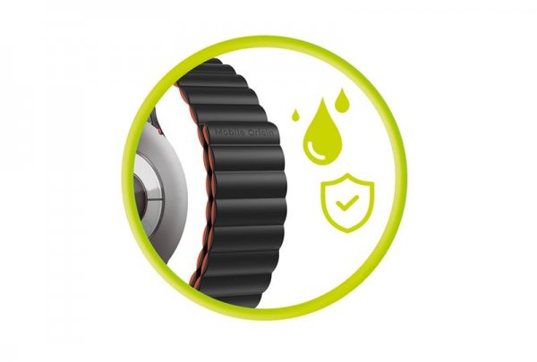 Mobile Origin Samsung Galaxy Watch 20mm Armbånd Easy Strap Sort Orange
