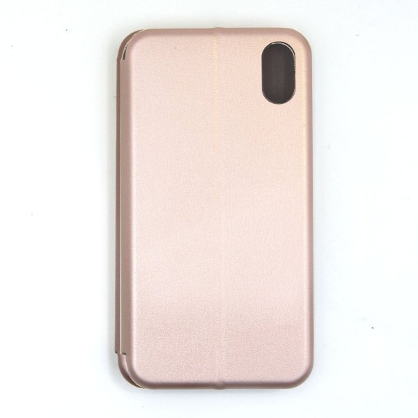 iPhone Xr Cover med Stativ Rosaguld