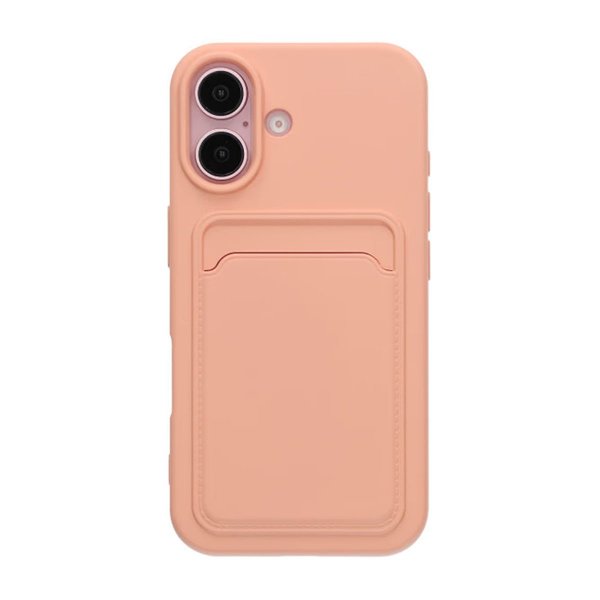 iPhone 16 Cover Kortholder Rosa