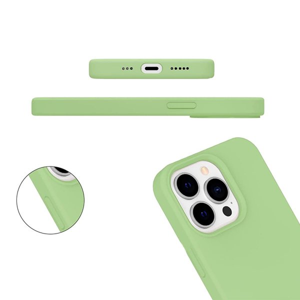 iPhone 13 Pro Max Cover Silikone Grøn