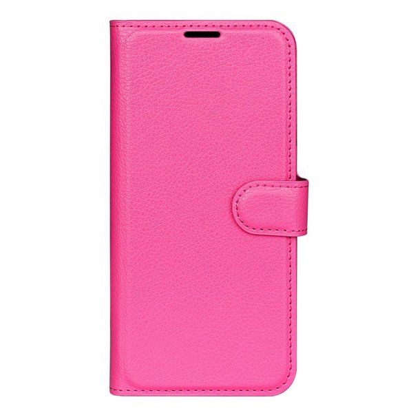 Motorola Edge 30 Cover Litchi Magenta