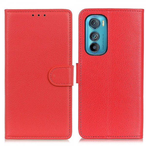Motorola Edge 30 Etui Kortlomme Rød