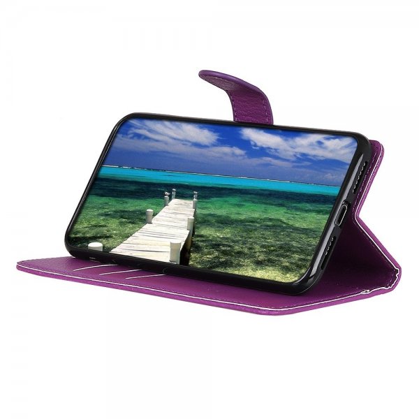 Motorola Edge 30 Neo Cover Litchi Lilla