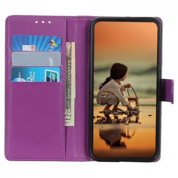 Motorola Edge 30 Neo Cover Litchi Lilla