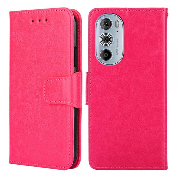 Motorola Edge 30 Pro Etui med Kortrum Magenta