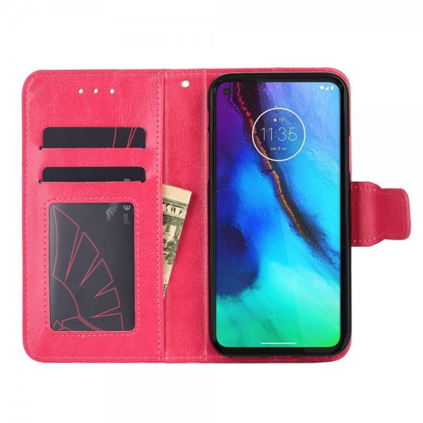 Motorola Edge 30 Pro Etui med Kortrum Magenta