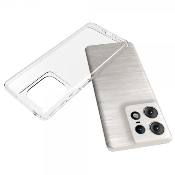 Motorola Edge 50 Pro Cover Blød plastik Transparent