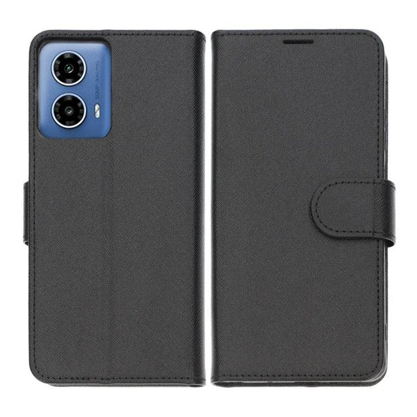 Motorola Moto G04 Etui med Stativ Sort