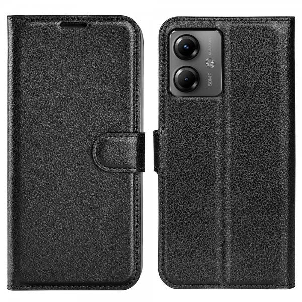 Motorola Moto G14 Cover Litchi Sort