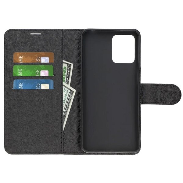 Motorola Moto G14 Etui med Stativ Sort