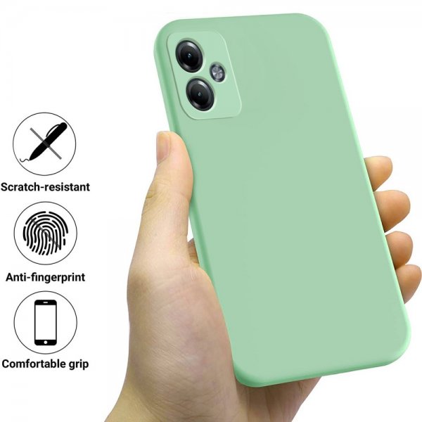 Motorola Moto G14 Cover med Strop Silikone Grøn