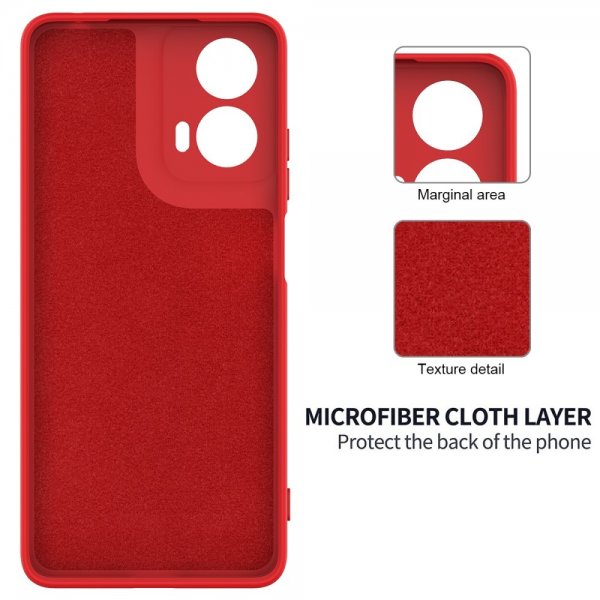 Motorola Moto G24 Power Cover med strop silikone rød