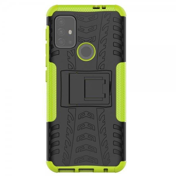 Motorola Moto G30 Cover Dækmønster Stativfunktion Grøn