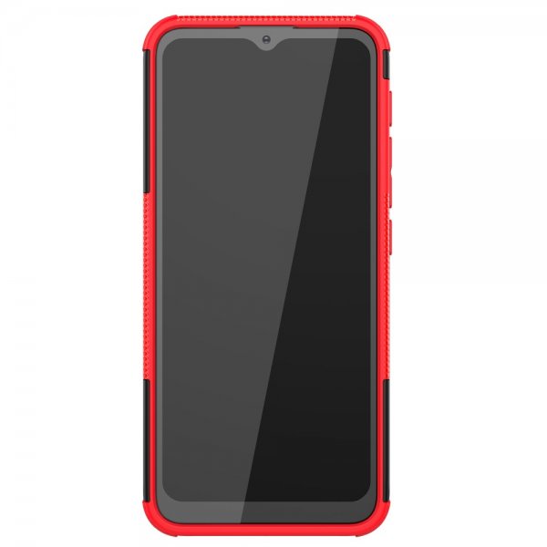Motorola Moto G30 Cover Dækmønster Stativfunktion Rød