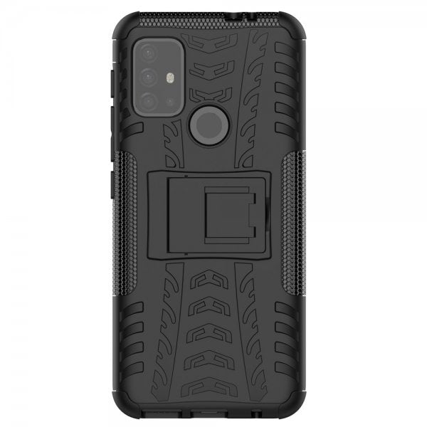Motorola Moto G30 Cover Dækmønster Stativfunktion Sort