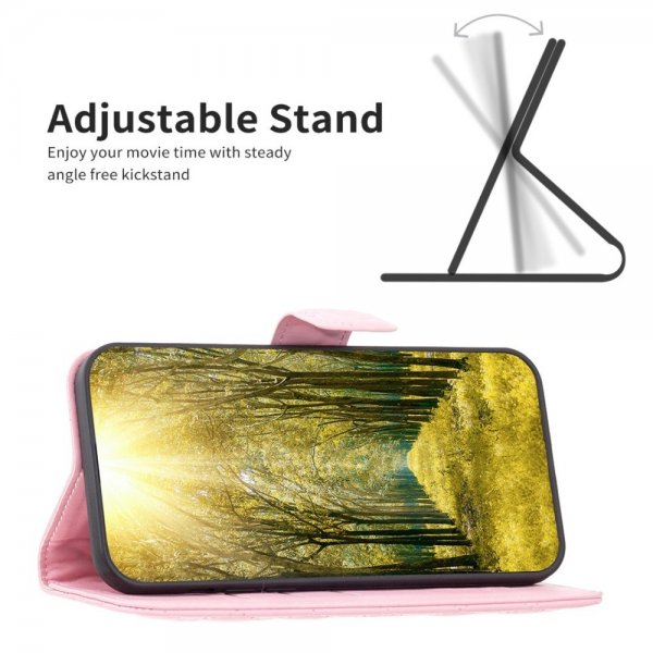 Motorola Moto G62 5G Cover Rhombus-mønster Rosa