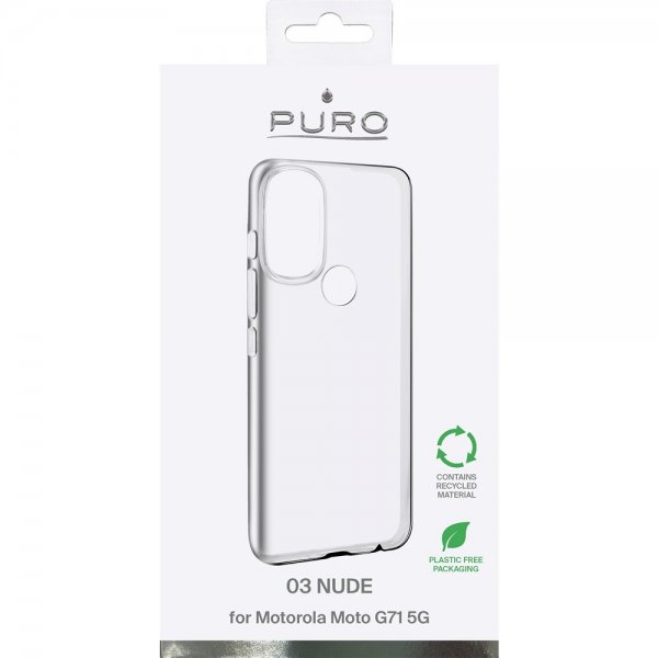 Puro Motorola Moto G71 5G Cover Nude Transparent