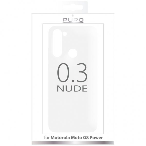 Puro Motorola Moto G8 Power Cover Nude Transparent