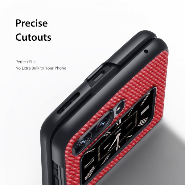 Dux Ducis Motorola Razr 2022 5G Cover FINO Series Rød