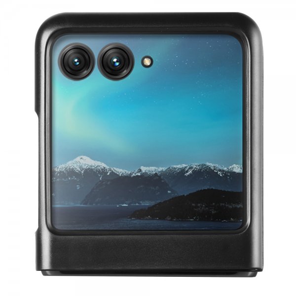 Motorola Razr 40 Ultra Cover Kulfibertekstur Blå
