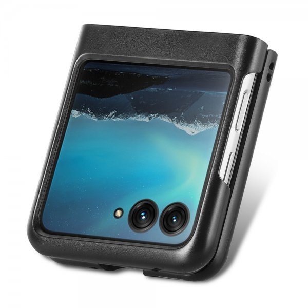 Motorola Razr 40 Ultra Cover Kulfibertekstur Blå