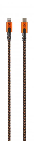 Xtorm Xtreme USB-C til Lightning Kabel 1.5m Sort Orange