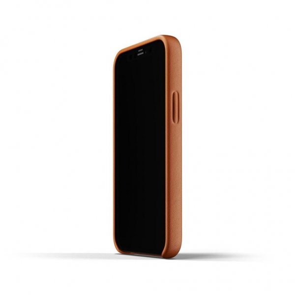 Mujjo iPhone 12 Mini Cover Fuld Lædercover Tan