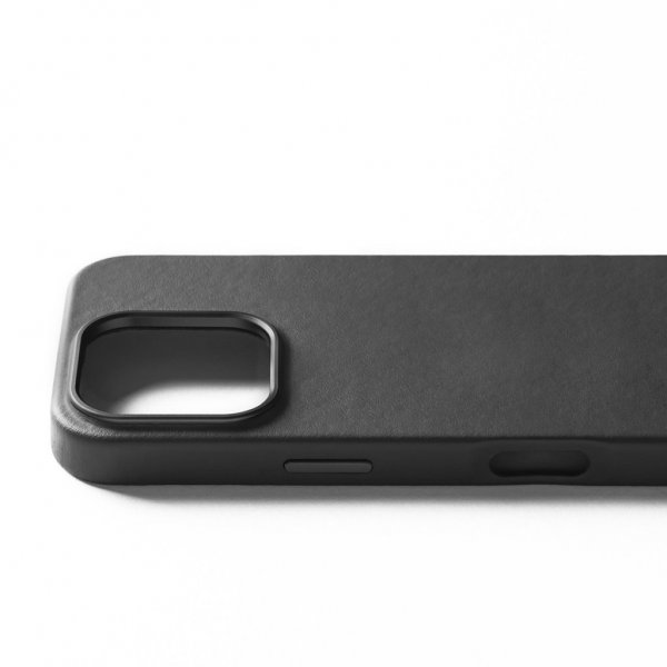 Mujjo iPhone 16 Cover Fuld Lædercover Sort